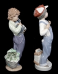 LLADRO PORCELAIN FIGURINES - LOT OF 2