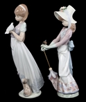 LLADRO PORCELAIN FIGURINES - LOT OF 2