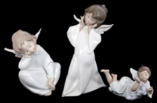 LLADRO PORCELAIN FIGURINES - LOT OF 3