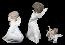 LLADRO PORCELAIN FIGURINES - LOT OF 3