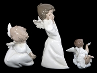 LLADRO PORCELAIN FIGURINES - LOT OF 3