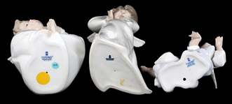 LLADRO PORCELAIN FIGURINES - LOT OF 3