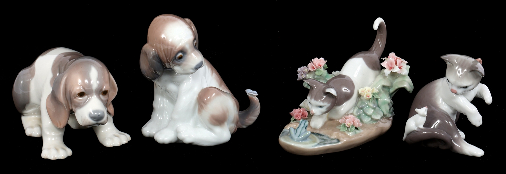 LLADRO PORCEALIN FIGURINES - LOT OF 4
