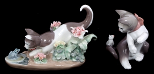 LLADRO PORCEALIN FIGURINES - LOT OF 4