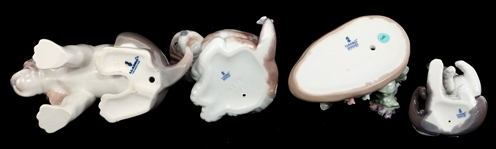 LLADRO PORCEALIN FIGURINES - LOT OF 4