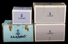 LLADRO PORCEALIN FIGURINES - LOT OF 4