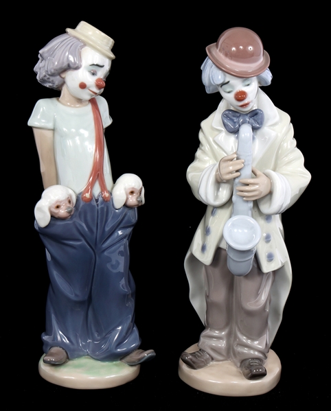 LLADRO PORCELAIN FIGURINES - LOT OF 2