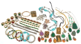 GOLD-TONE & SILVER-TONE COSTUME JEWELRY 