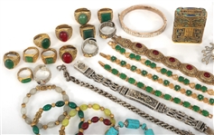 GOLD-TONE & SILVER-TONE COSTUME JEWELRY 