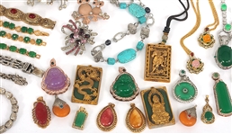 GOLD-TONE & SILVER-TONE COSTUME JEWELRY 