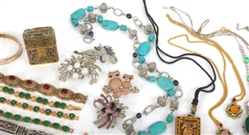 GOLD-TONE & SILVER-TONE COSTUME JEWELRY 