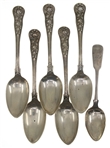 ENGLISH STERLING SILVER TEASPOONS