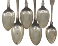 ENGLISH STERLING SILVER TEASPOONS