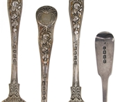 ENGLISH STERLING SILVER TEASPOONS