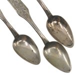 .833 SILVER DANISH TEASPOONS