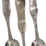 .833 SILVER DANISH TEASPOONS
