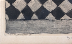 GEORGES BRAQUE & J. VILLON STILL LIFE AQUATINT SIGNED