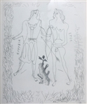 GEORGES BRAQUE EURYBIA & EROS ETCHING FRAMED