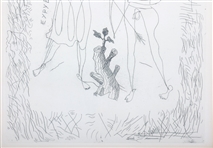 GEORGES BRAQUE EURYBIA & EROS ETCHING FRAMED