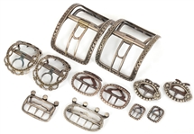 STERLING SILVER SHOE & APPAREL BUCKLES