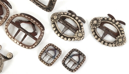 STERLING SILVER SHOE & APPAREL BUCKLES