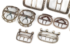STERLING SILVER SHOE & APPAREL BUCKLES