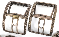 STERLING SILVER SHOE & APPAREL BUCKLES