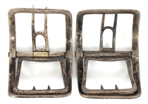 STERLING SILVER SHOE & APPAREL BUCKLES