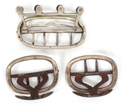 STERLING SILVER SHOE & APPAREL BUCKLES