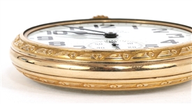 HAMILTON GOLD-FILLED CASE RAILWAY SPECIAL POCKET WATCH