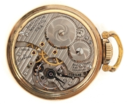 HAMILTON GOLD-FILLED CASE RAILWAY SPECIAL POCKET WATCH