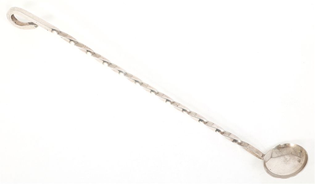 STERLING SILVER BARLEY-TWIST HANDLE SPOON