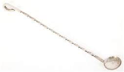 STERLING SILVER BARLEY-TWIST HANDLE SPOON