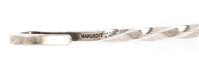STERLING SILVER BARLEY-TWIST HANDLE SPOON