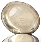 19TH C. ELGIN COIN SILVER CASE POCKET WATCH & FOB 