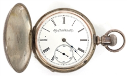 ELGIN COIN SILVER HUNTERS CASE POCKET WATCH