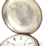 ELGIN COIN SILVER HUNTER'S CASE POCKET WATCH