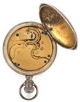 ELGIN COIN SILVER HUNTER'S CASE POCKET WATCH
