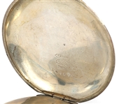 ELGIN COIN SILVER HUNTER'S CASE POCKET WATCH