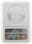 1998 US SILVER EAGLE $1 COIN NGC MS69