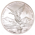 2002 MEXICAN SILVER 1 OZT BULLION ROUND 