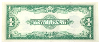 1923 US $1 BLUE SEAL SILVER CERTIFICATE LARGE NOTE VF-XF