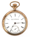 ELGIN GOLD-FILLED CASE OPEN FACE POCKET WATCH