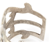 STERLING SILVER SANDCAST CUFF BRACELET