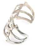 STERLING SILVER SANDCAST CUFF BRACELET