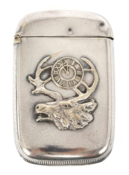 STERLING SILVER FRATERNAL B.P.O.E. VESTA MATCH CASE