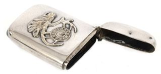STERLING SILVER FRATERNAL B.P.O.E. VESTA MATCH CASE