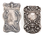 STERLING SILVER DECORATIVE VESTA MATCH CASES