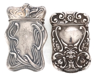 STERLING SILVER DECORATIVE VESTA MATCH CASES