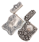 STERLING SILVER DECORATIVE VESTA MATCH CASES